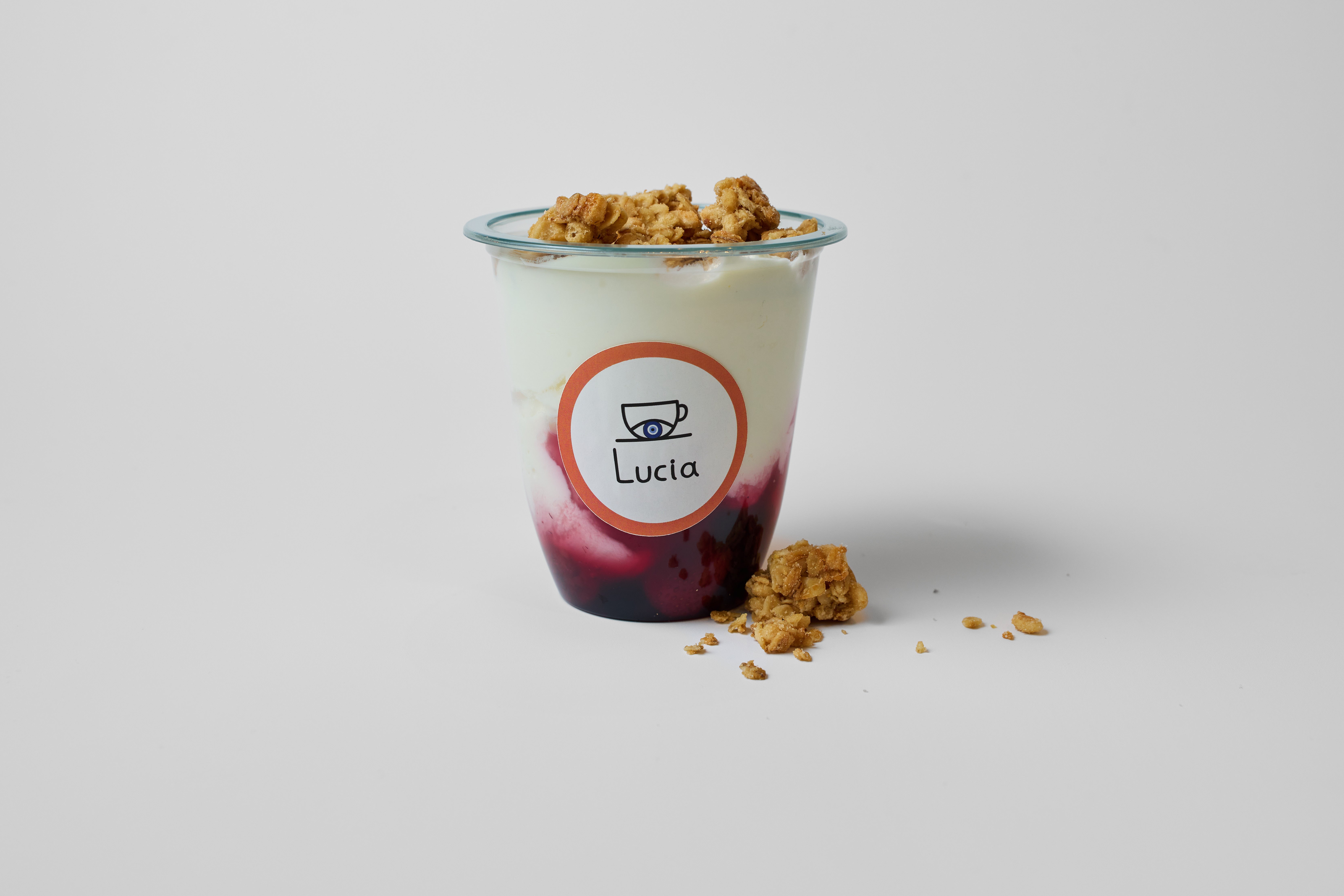 Greek Yogart Pot With Five Berry Jam & Granola