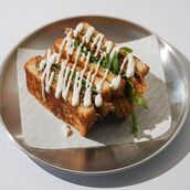 Brown Falafel Toast