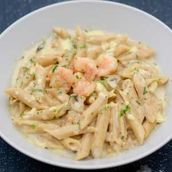Ak Seafood Alfredo In White Sauce