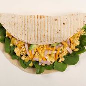 Smoked Turkey Egg Wrap