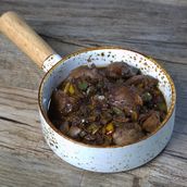 Chicken Liver With Pomegranate Sauce