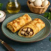 Blini With Chicken & Mushroom