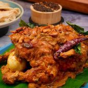 Stuffed  Chicken With Ghee Rice