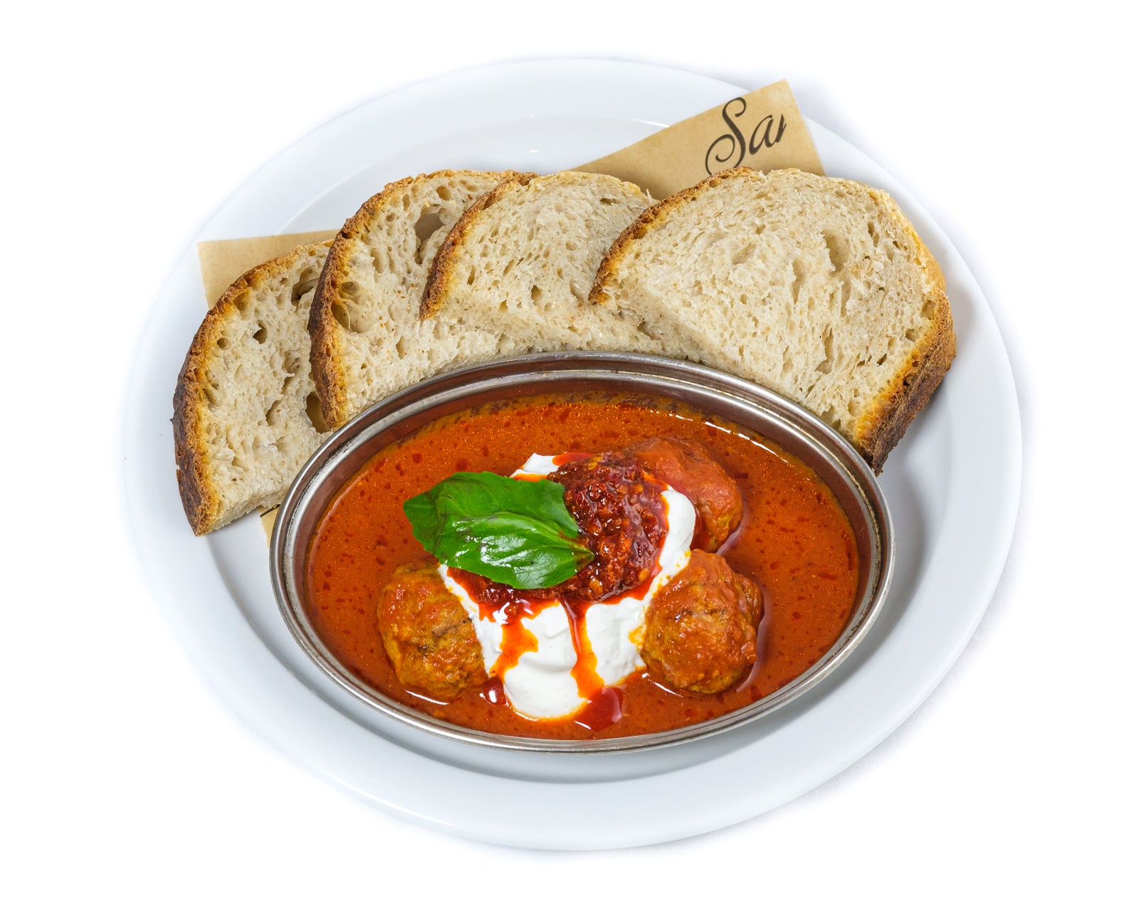 Meatballs with Ricotta and Nduja
