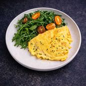 Provolone Cheesy Protein Omelette