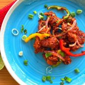 Dynamite chicken or Prawns