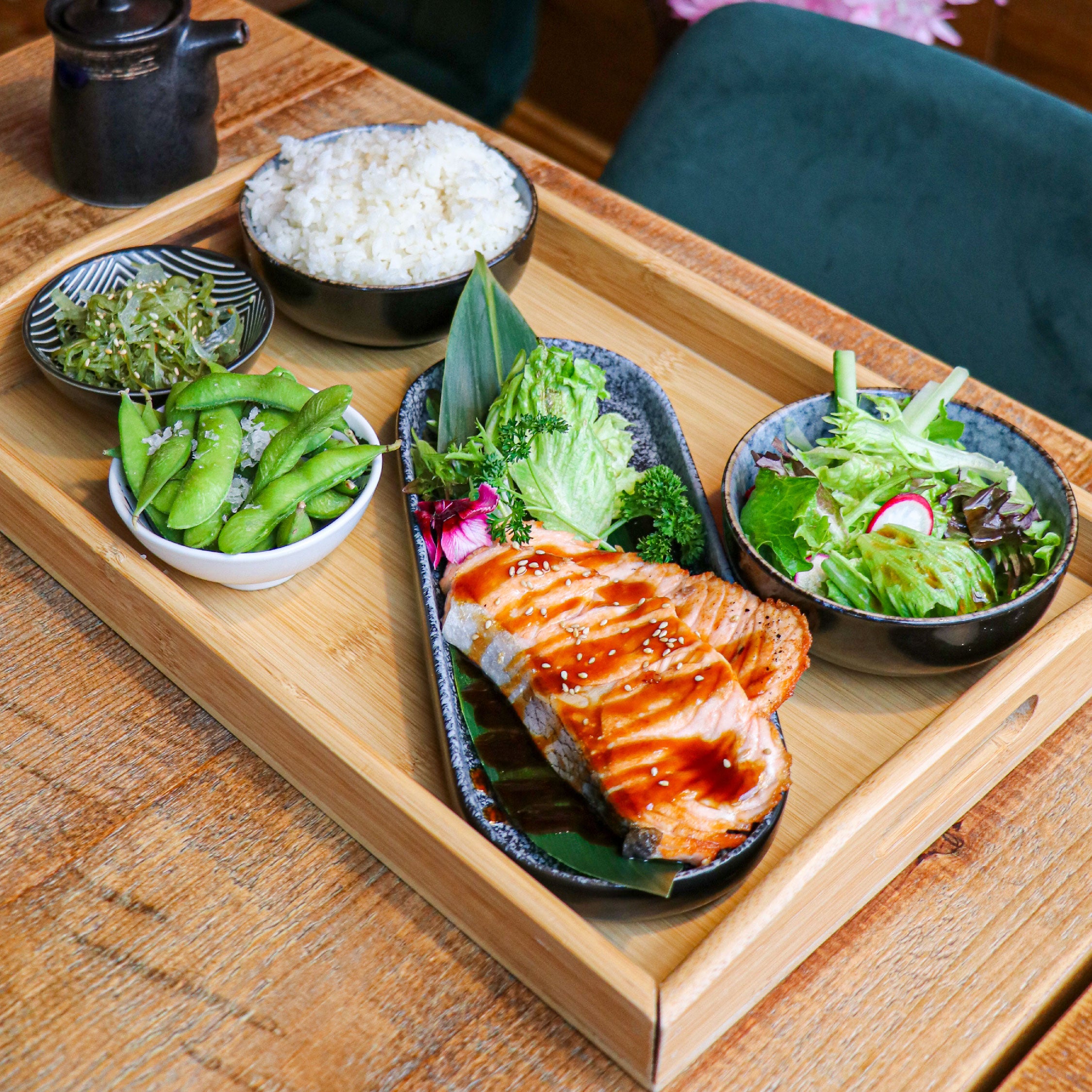 Teriyaki Salmon Bento Box