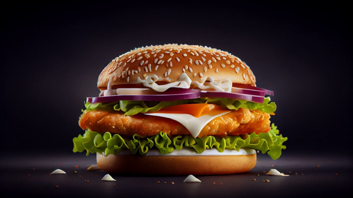 Chicken Fillet Burger Meal