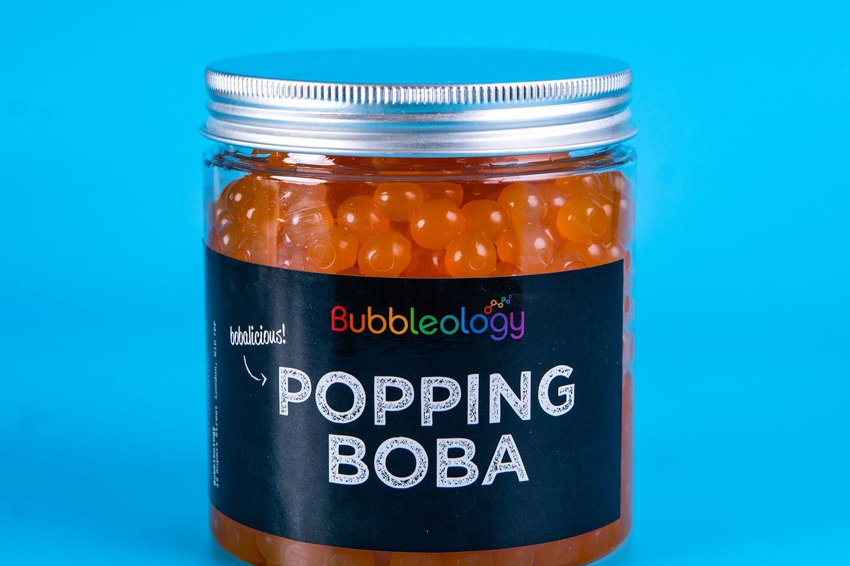 Passion Fruit Popping Boba Jar