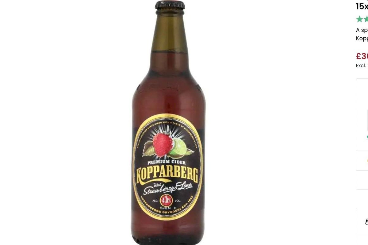 Strawberry and Lime Cider