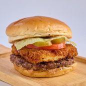Beef And Chicken Burger