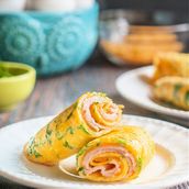 Keto Egg Turkey Roll