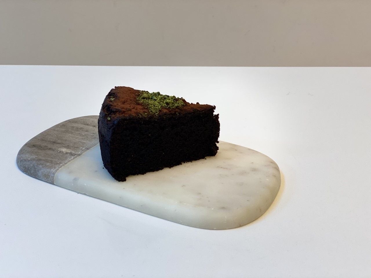 Chocolate & coconut sugar cake (Slice)