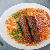 Mutton Kebab Biryani