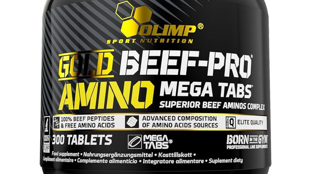 Olimp Labs Gold Beef-Pro Amino Tablets, Pack of 300 Mega Tablets