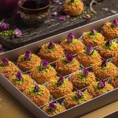 Mini Basbousa with Cream