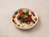 Cajun Salmon and Sweet Potatoes