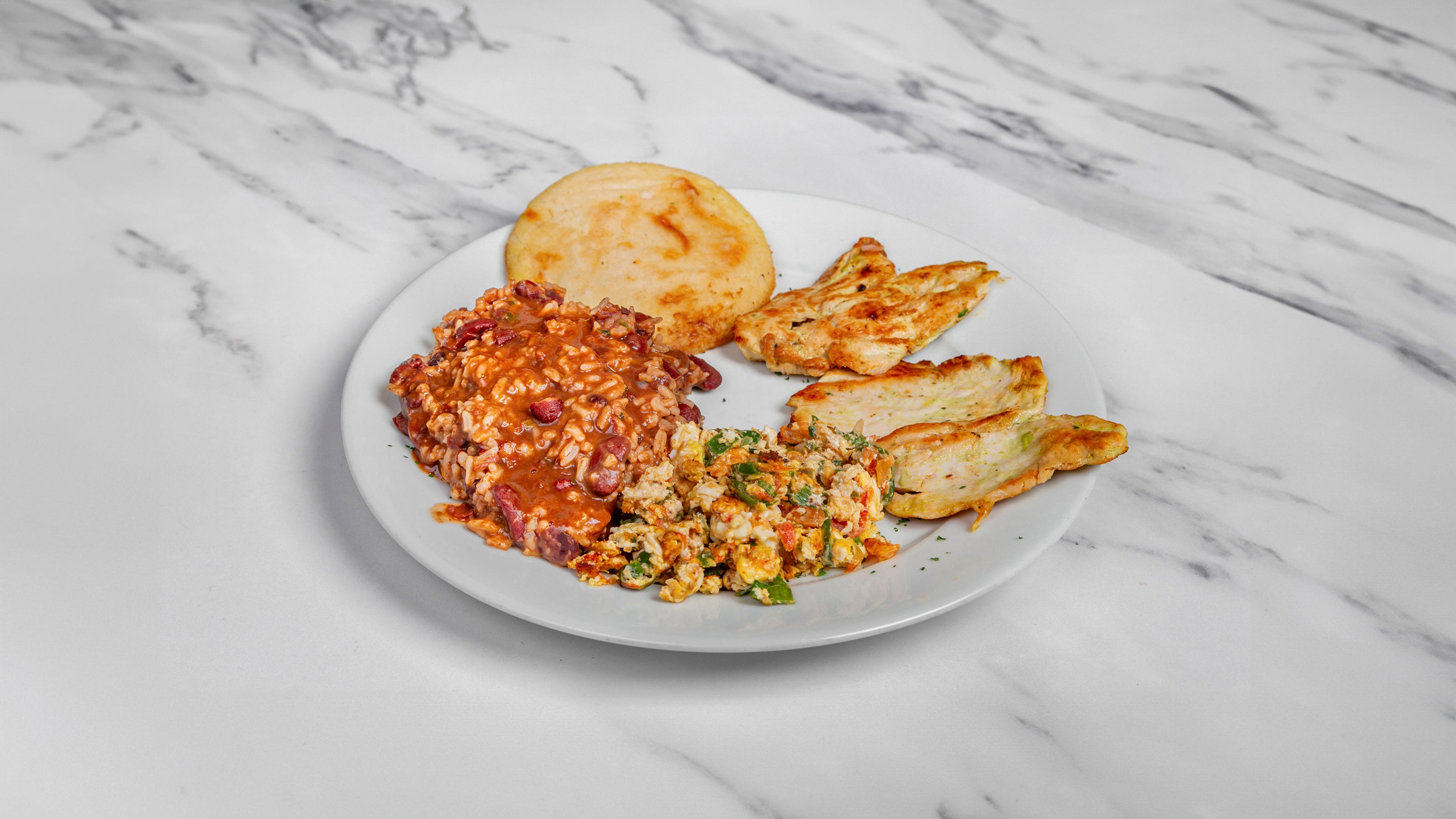 Calentado con Pollo