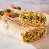 Egg and Veggie Sandwich
