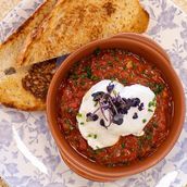 Shakshouka with Poached Eggs