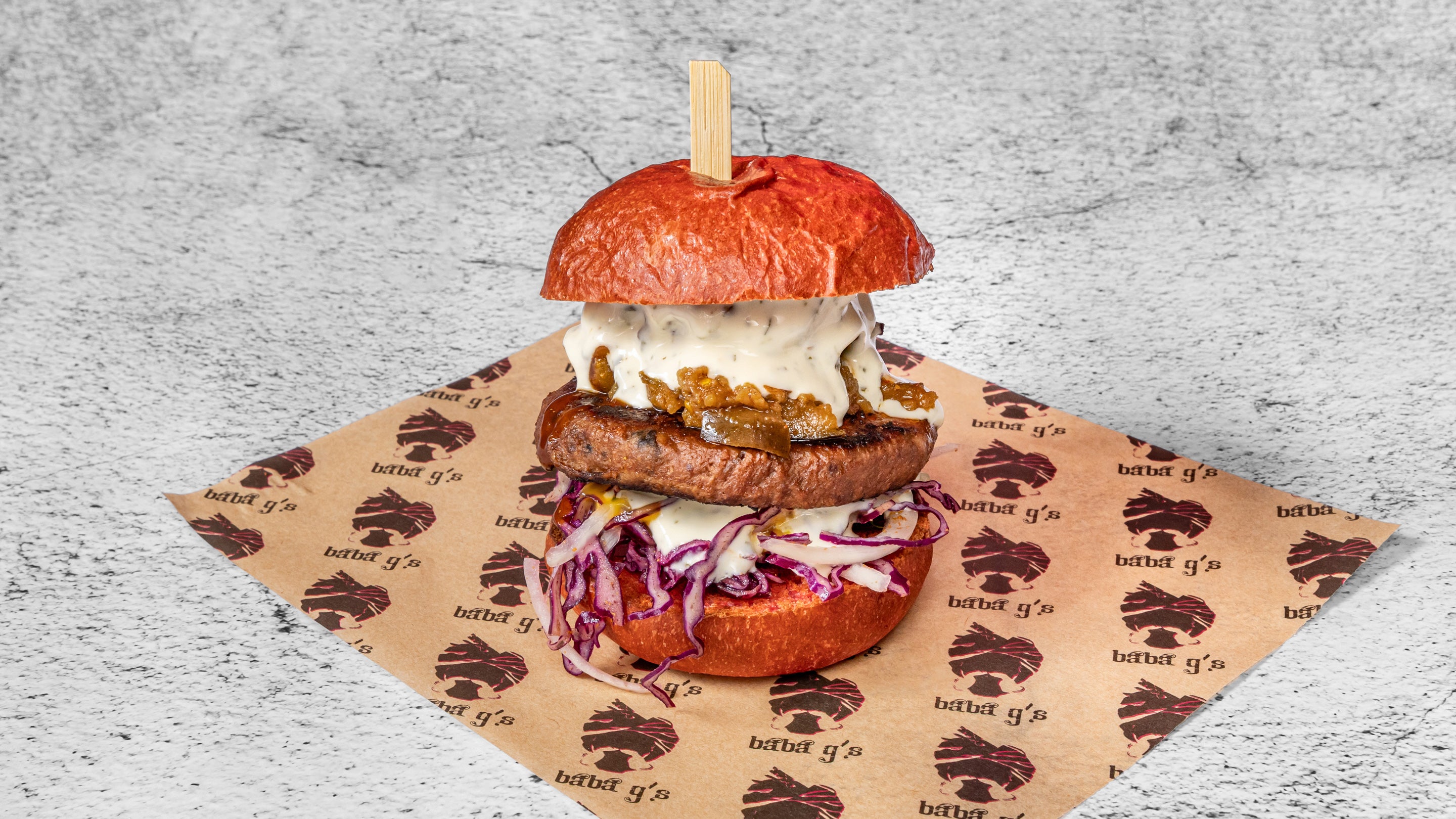 Baba V Burger (Vegan)
