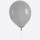 1 Silver Helium Balloon