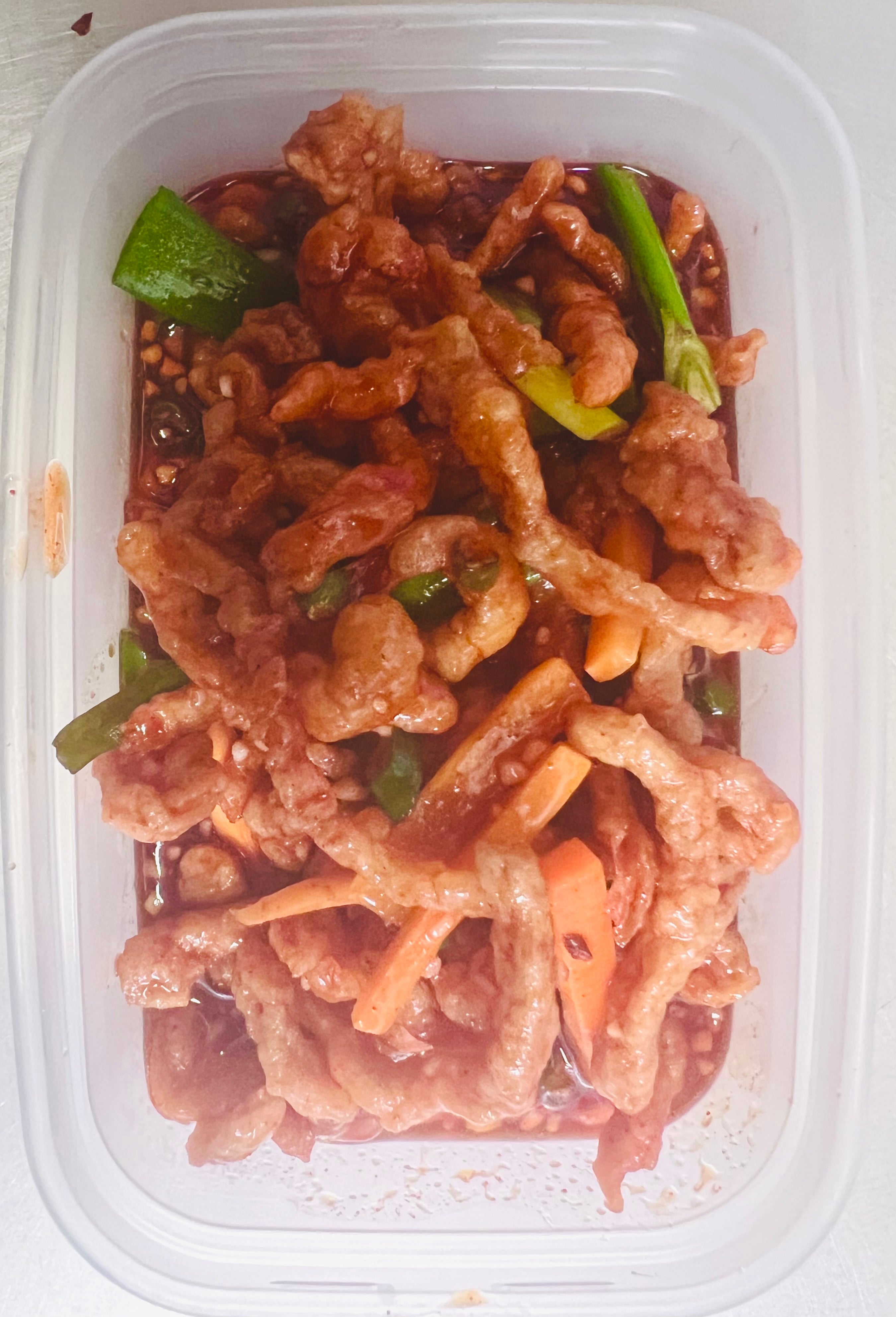 Deep Fried Shredded Beef in Chilli Sauce