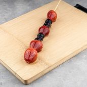 Blueberry mixed strawberry tanghulu