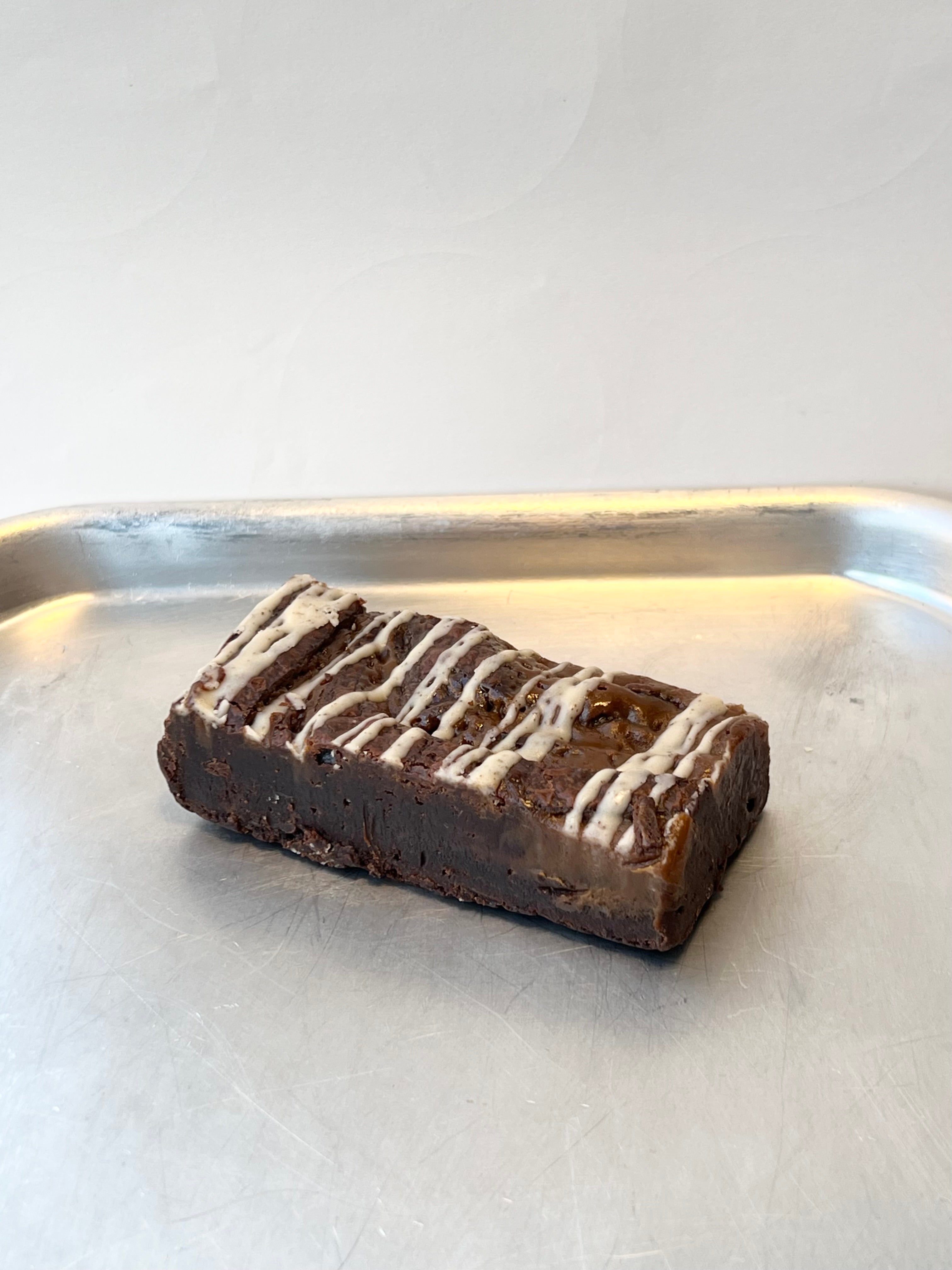 Espresso caramel brownie (very low gluten)