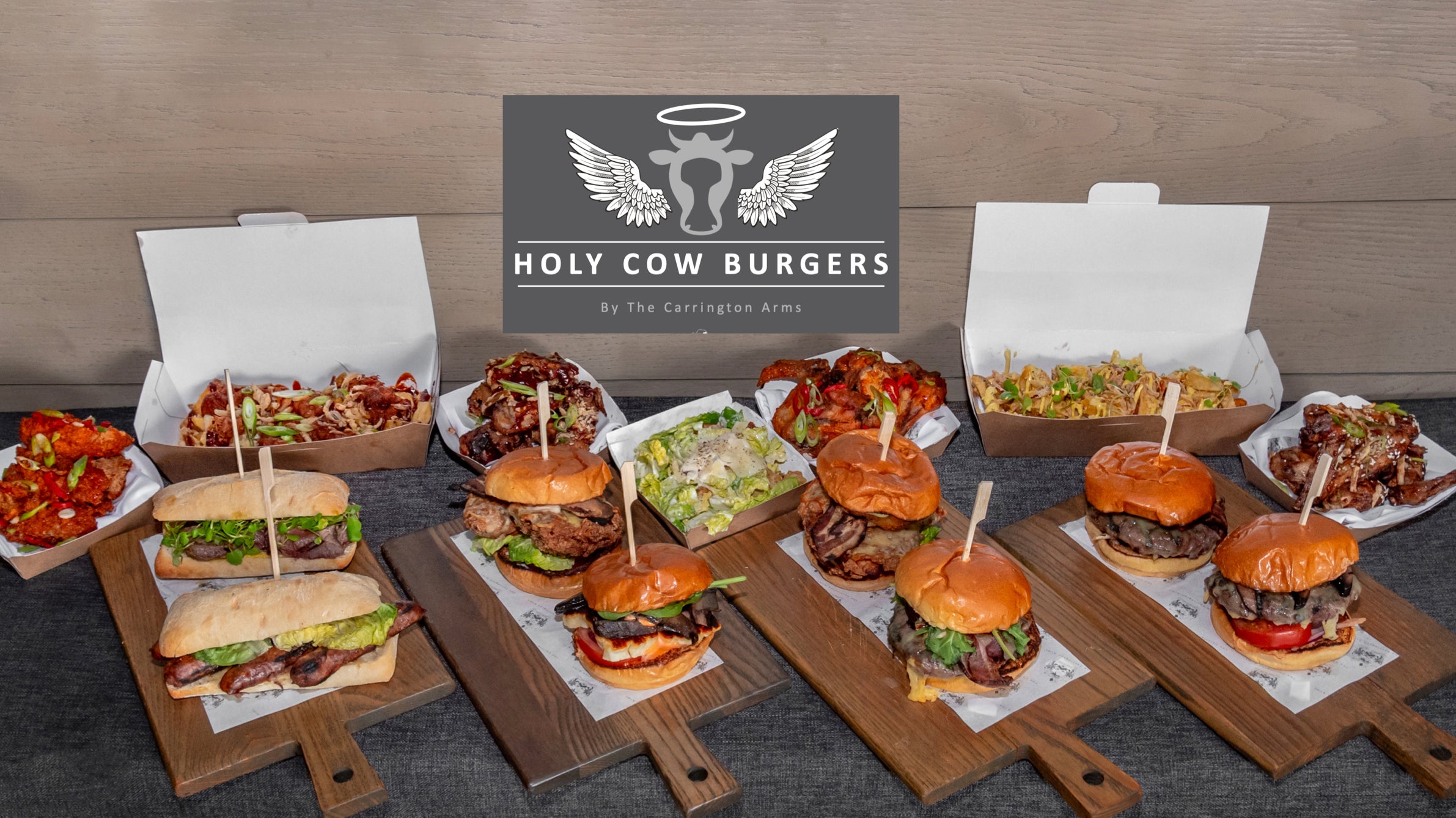 Holy Cow Burgers by The Carrington Arms