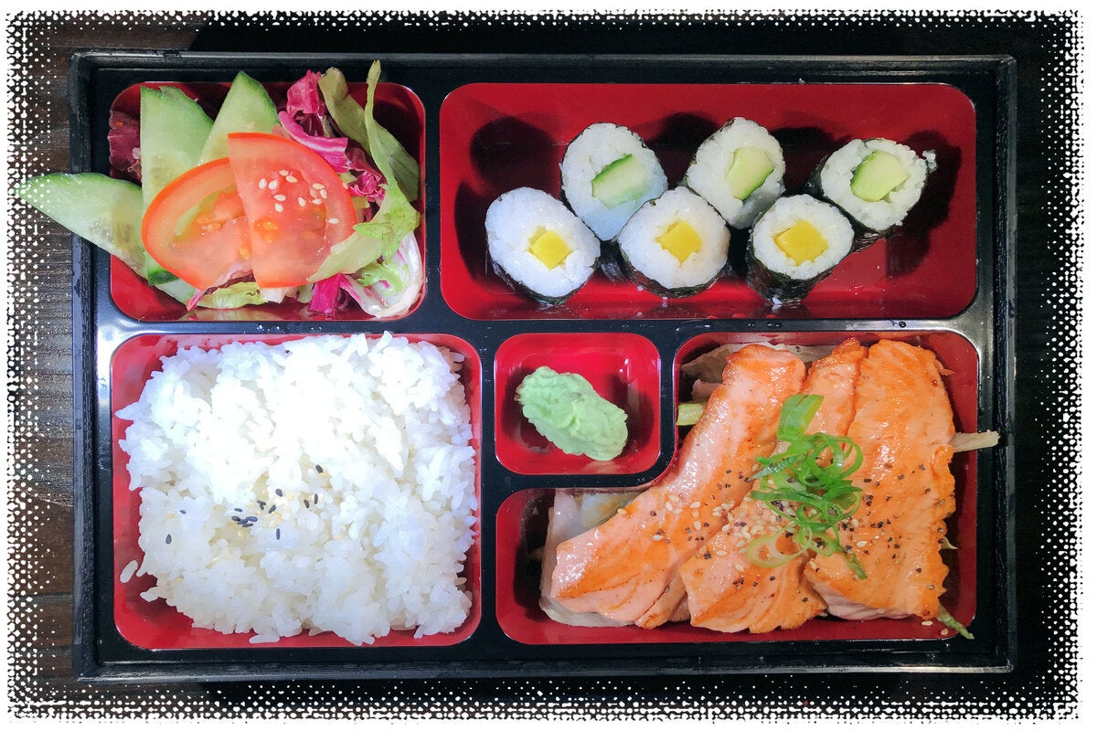 Bento C - Salmon Teriyaki
