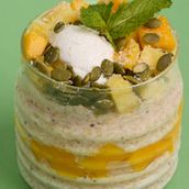 Piña Colada Oats Pudding