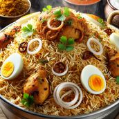 Chicken Bucket Biryani 1 Kg 3 Persons