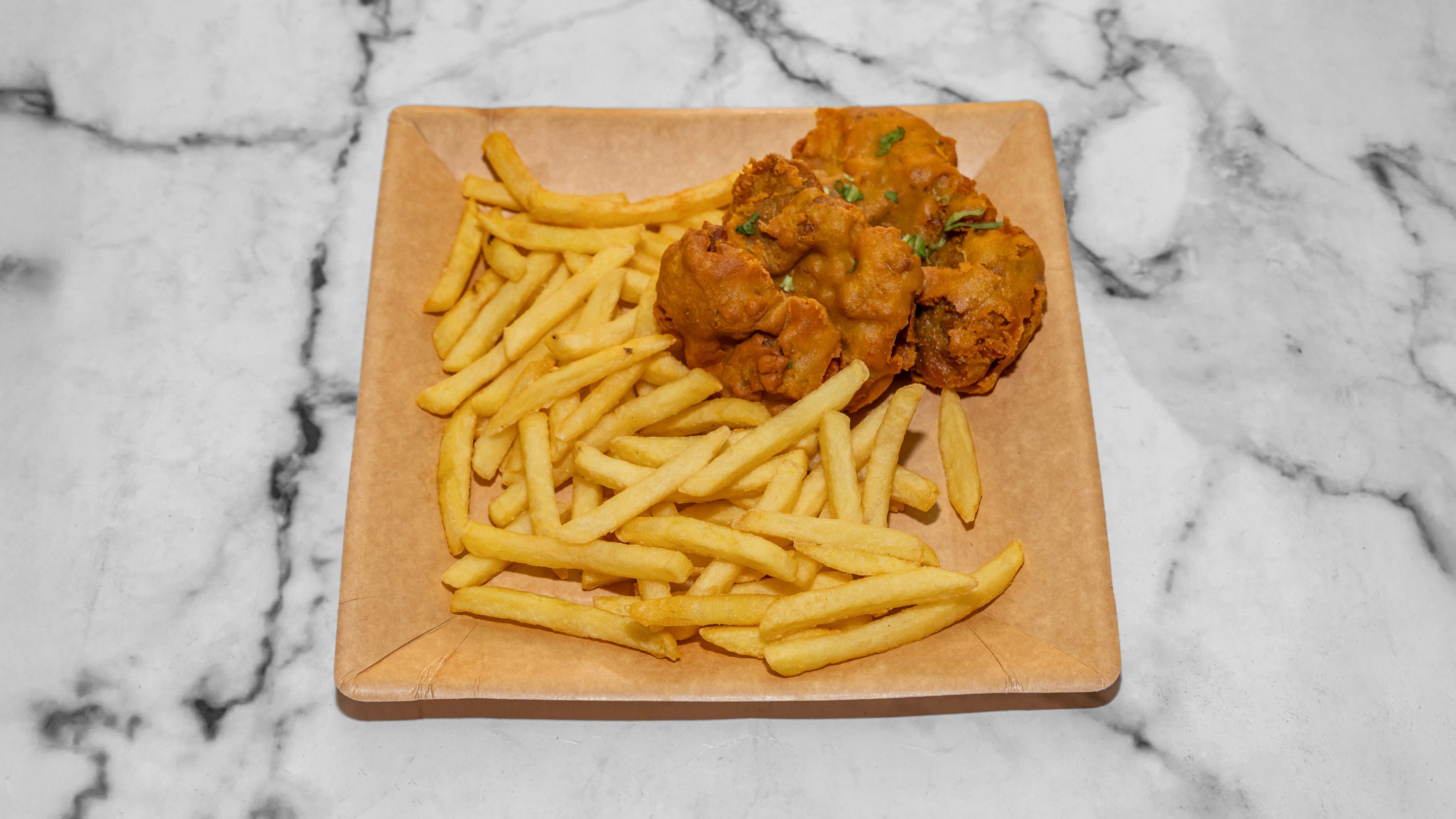 Chicken Pakora with Fries