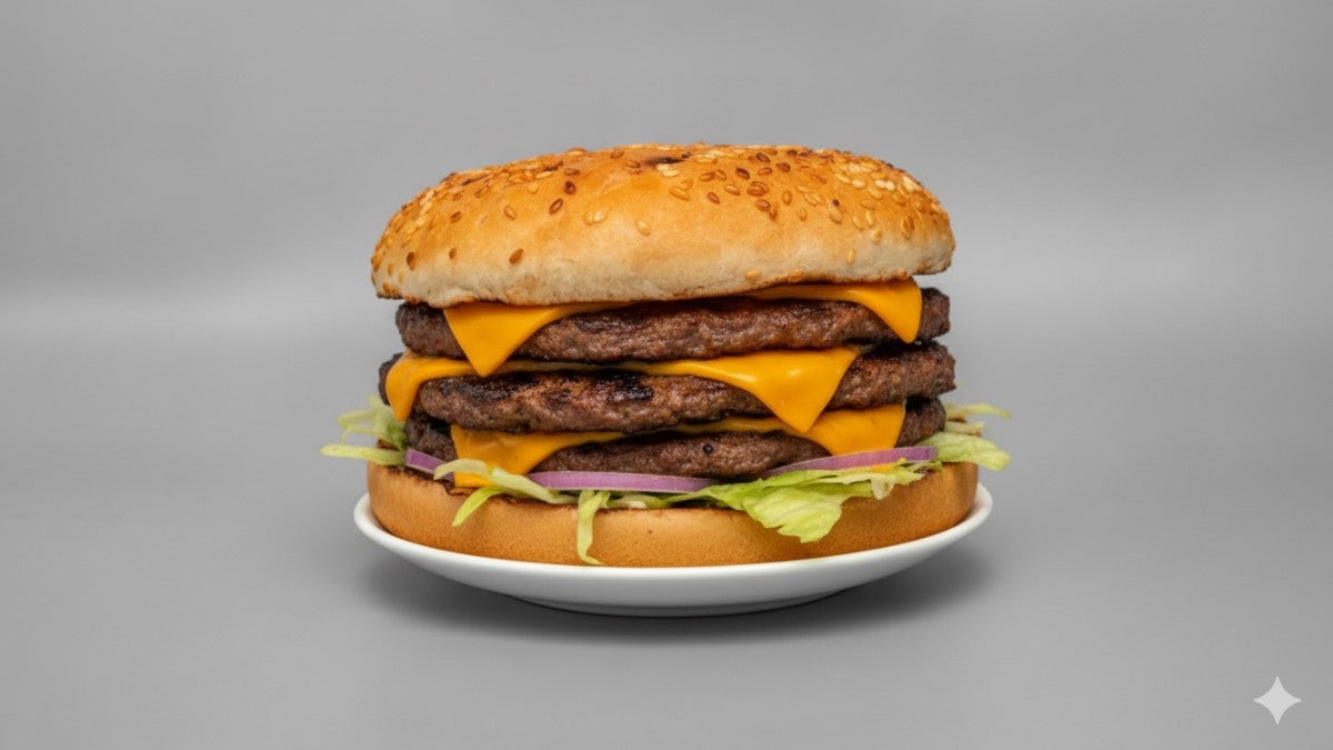 Triple Beef Burger