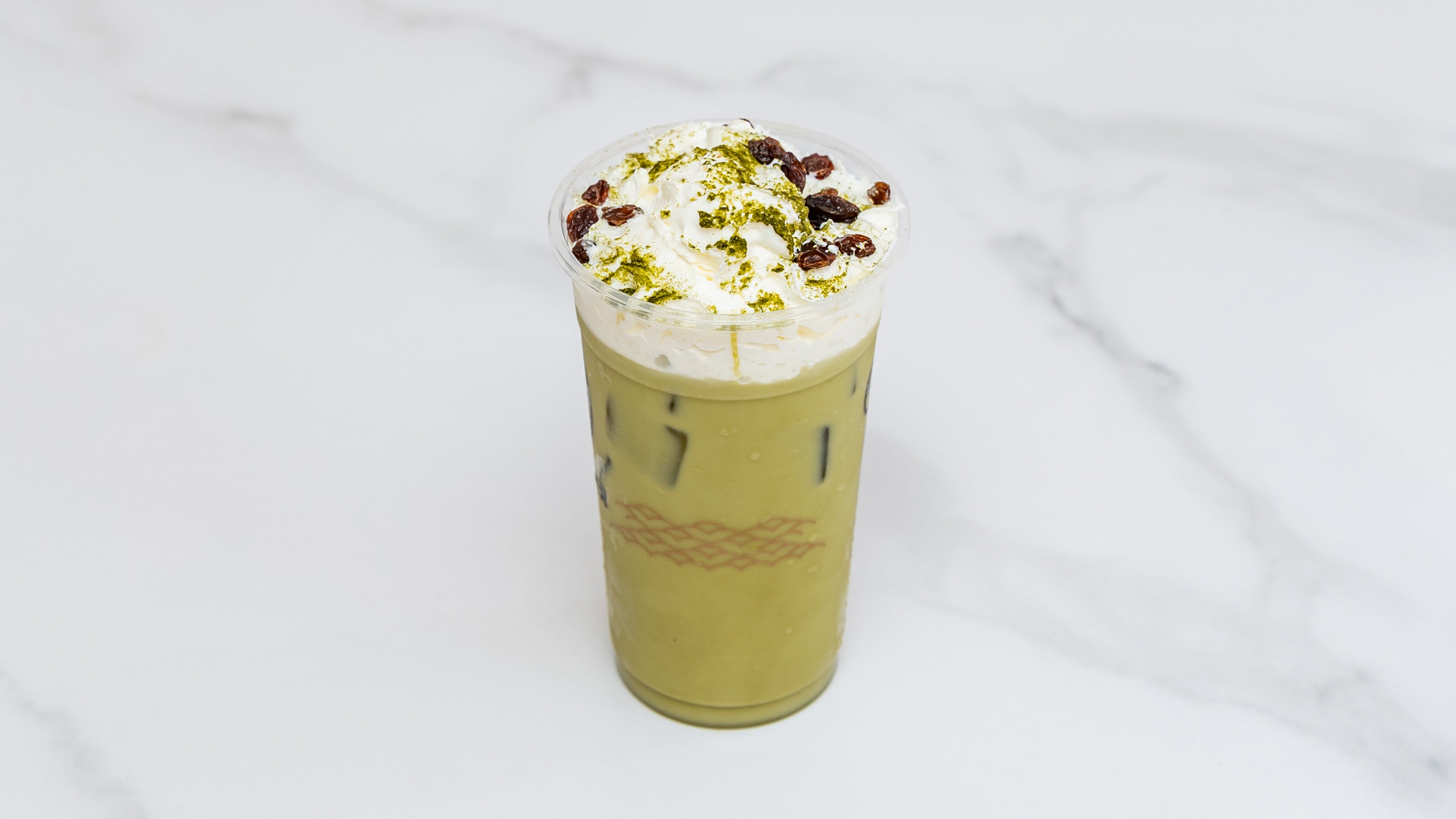 Matcha Raisins Jasmine Milk