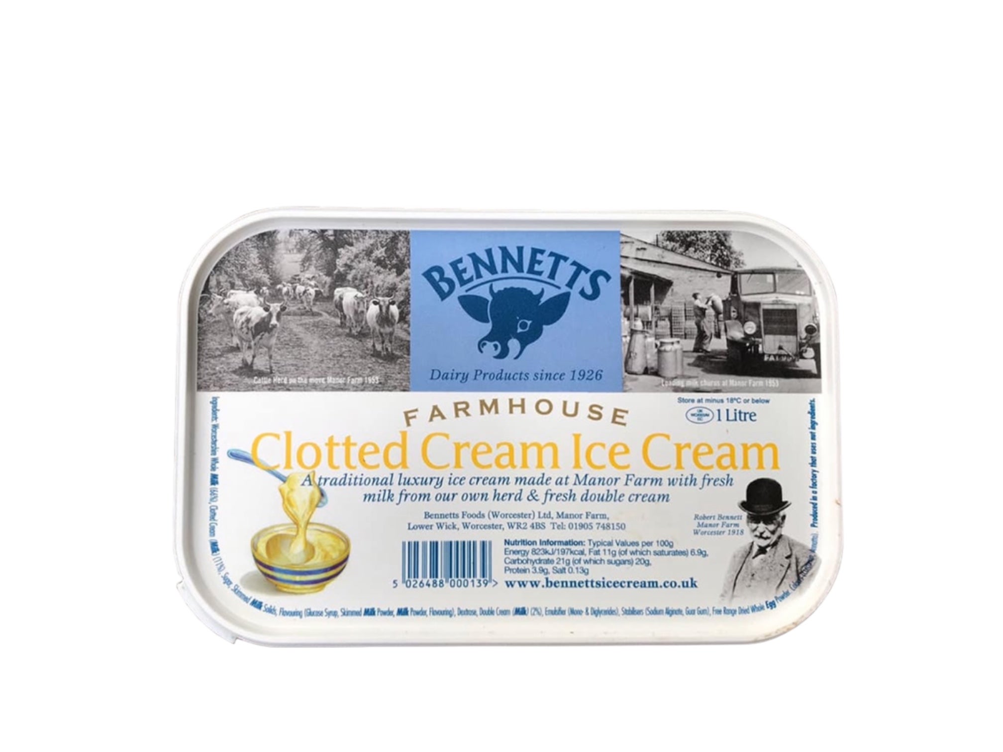 Clotted Cream Ice Cream 1lt