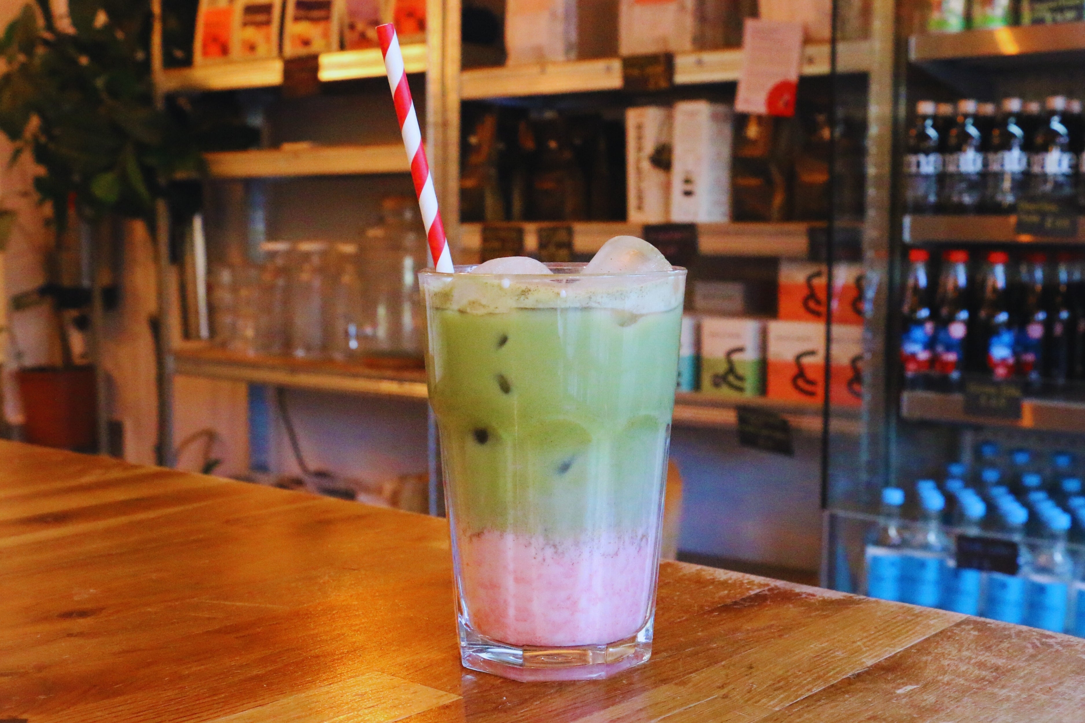 Iced Strawberry Matcha