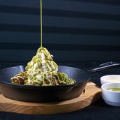Crushed Pistachio With Ice Cream