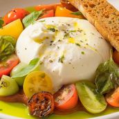 Burrata & Textures of Tomato