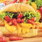 Crunchy Cheetos Burger