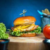 Smash Chicken Burger