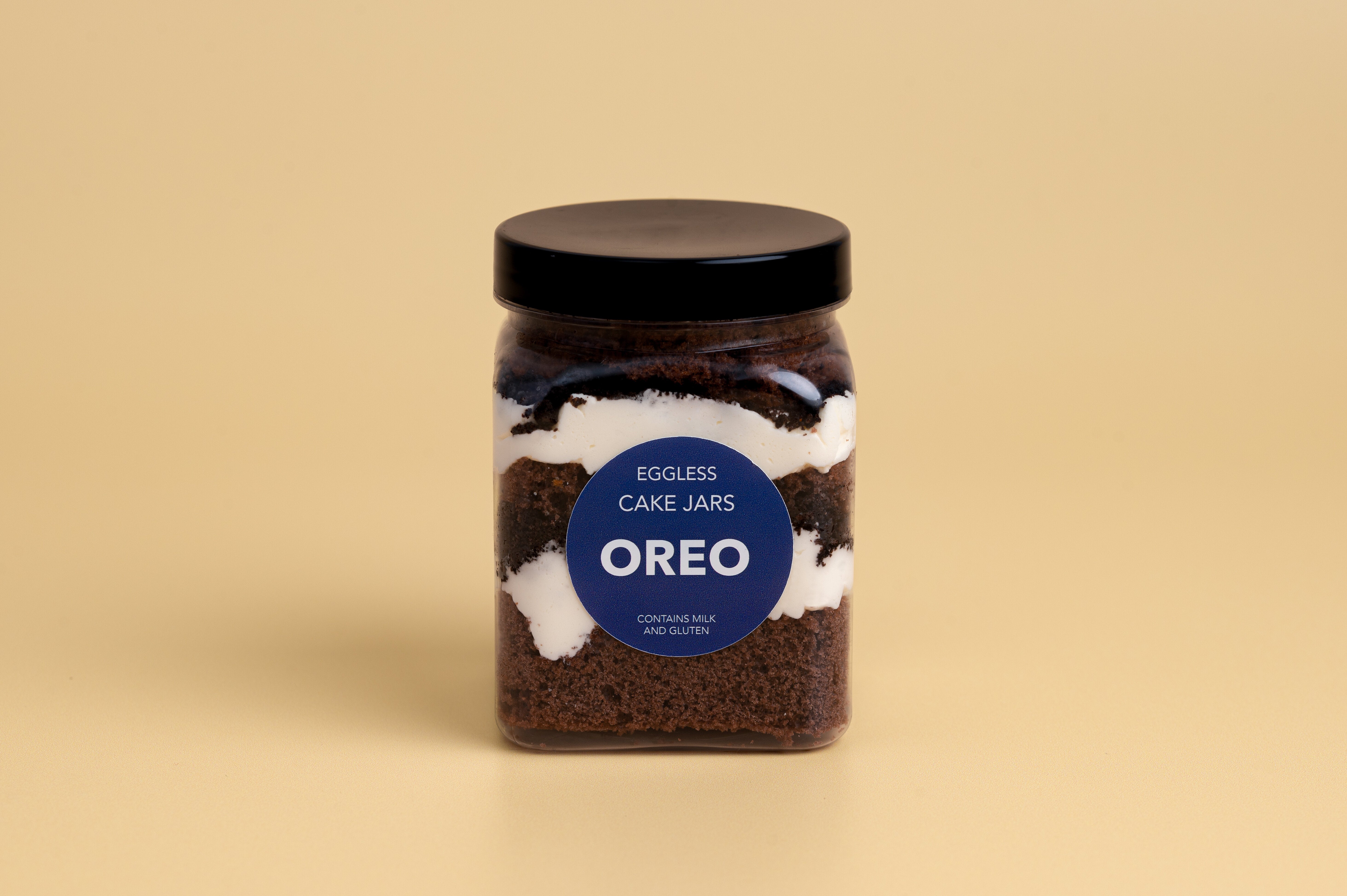 Oreo Fresh Cream Cake Jar