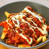 Butter Chicken Loaded Fries