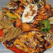 Seafood Mixed Grill With Rice