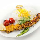 Chicken Kebab With Rice