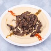 Hummus With Liver Dish