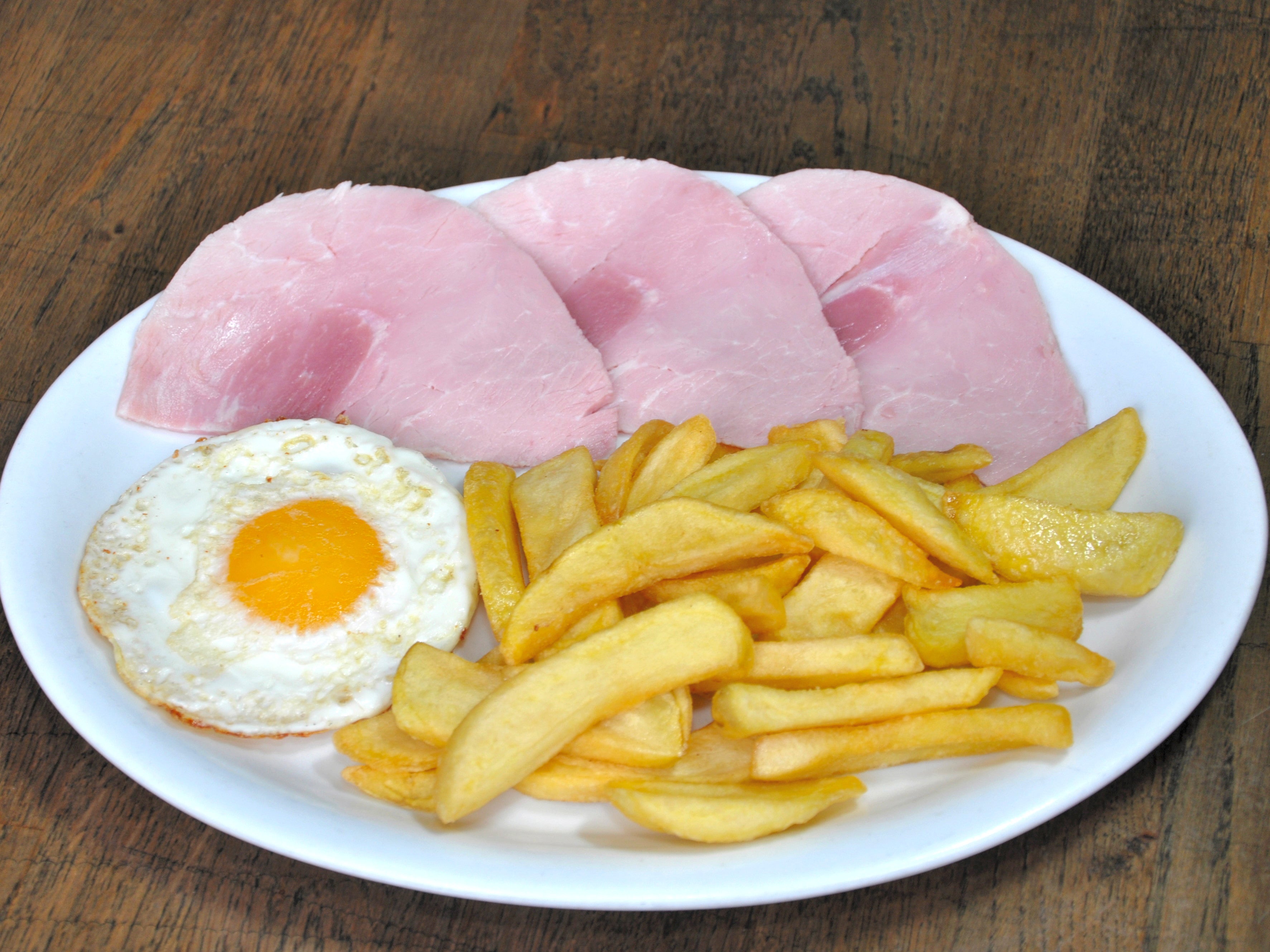 Ham, Egg and Chips