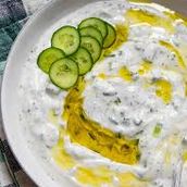 Yogurt Cucumber Plate