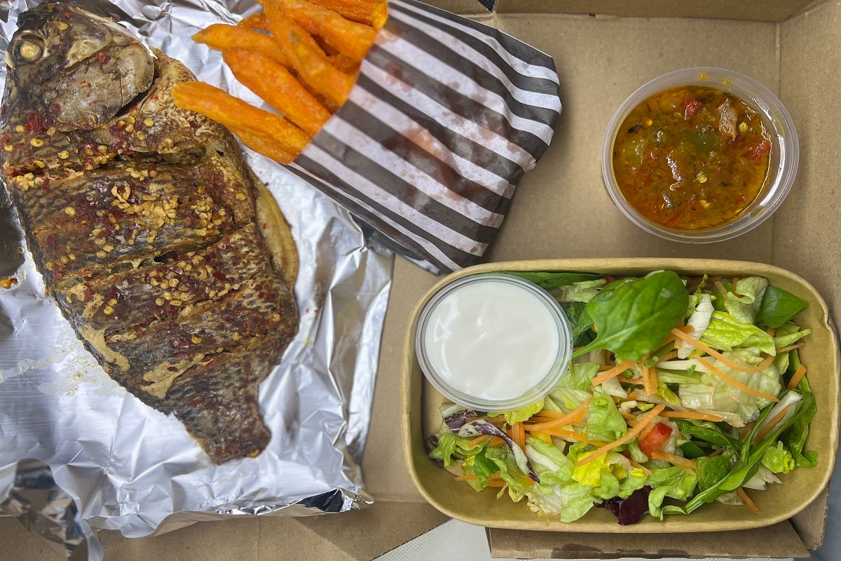 Oven-Grilled Tilapia (spicy HOT)